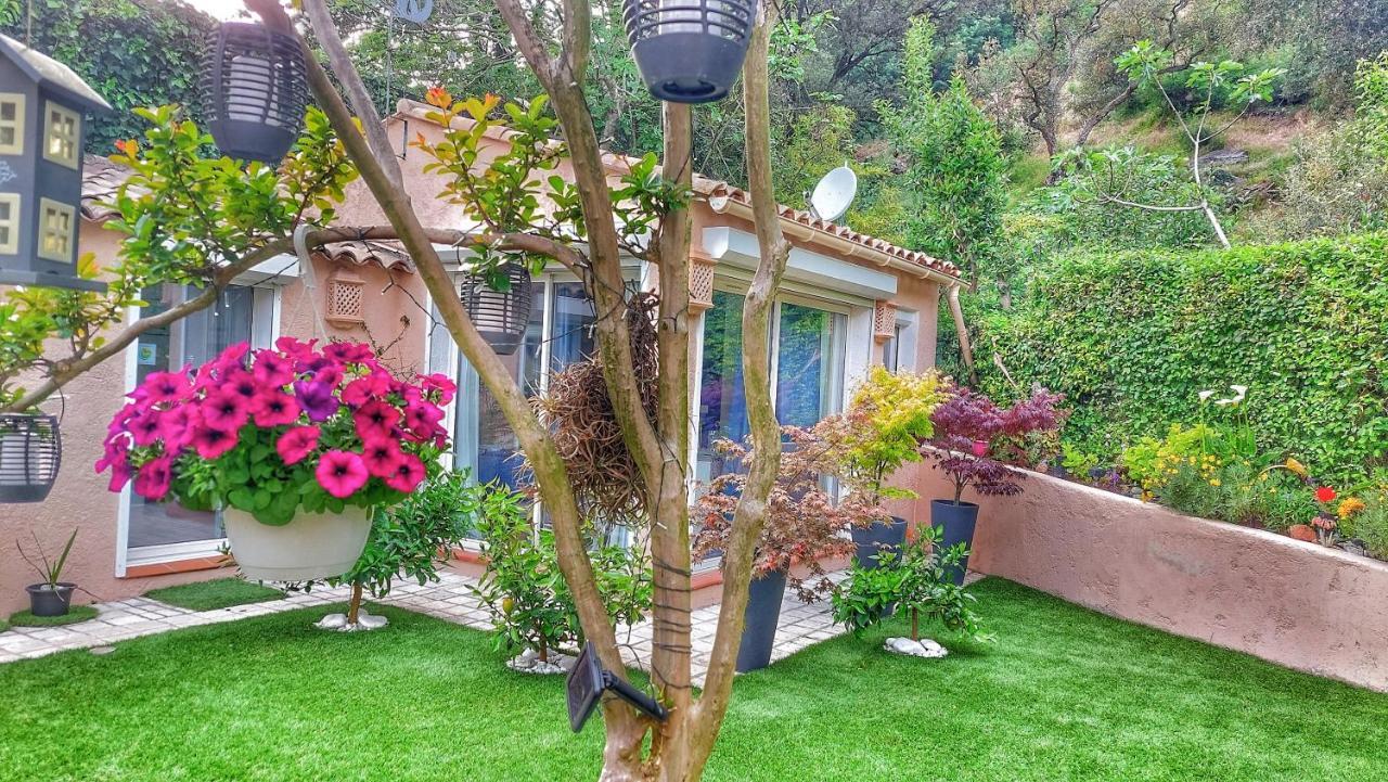 Dans Un Jardin Bb Et Jacuzzi Bed & Breakfast Mandelieu La Napoule Bagian luar foto